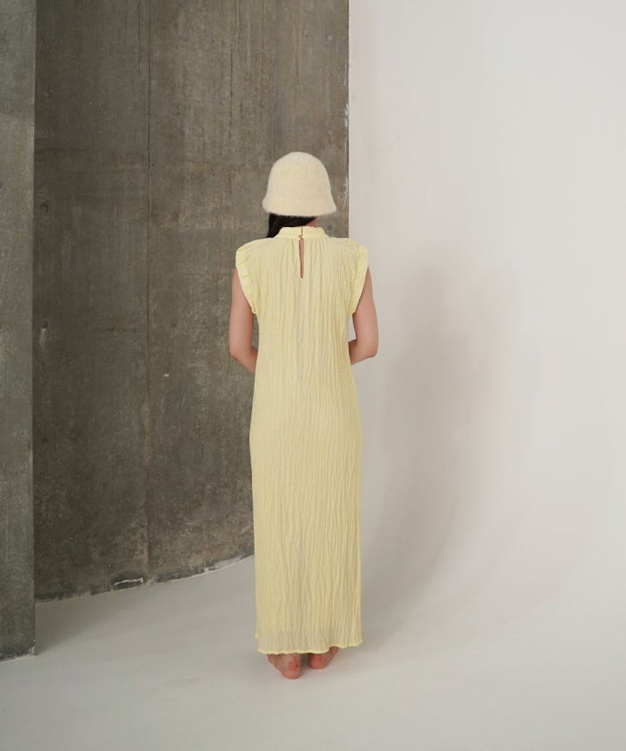 ワンピース/ノースリーブ/夏/イエロー/ピンク