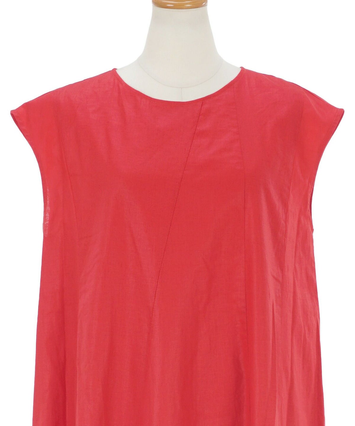 レディース/ワンピース/ドレス/セレクト/手洗い可/斜め切り替え/麻混/ノースリーブ/ゆったり/フレンチスリーブ/リネン/レーヨン/ロング/フレア/体型カバー/エレガント/軽やか/軽量/涼/清涼感/鮮やか/爽やか/切り替え/イエロー/ライム/黄緑/紫/パープル/ブルー/青/レッド/赤