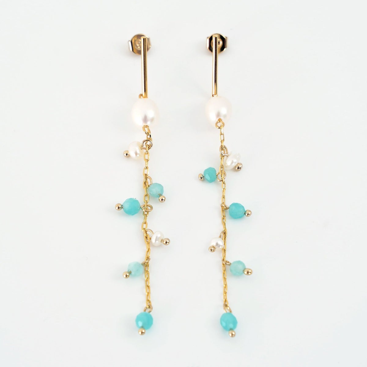 スプラッシュ ターコイズ ピアス イヤリング Splash Turquoise Pierce Earring