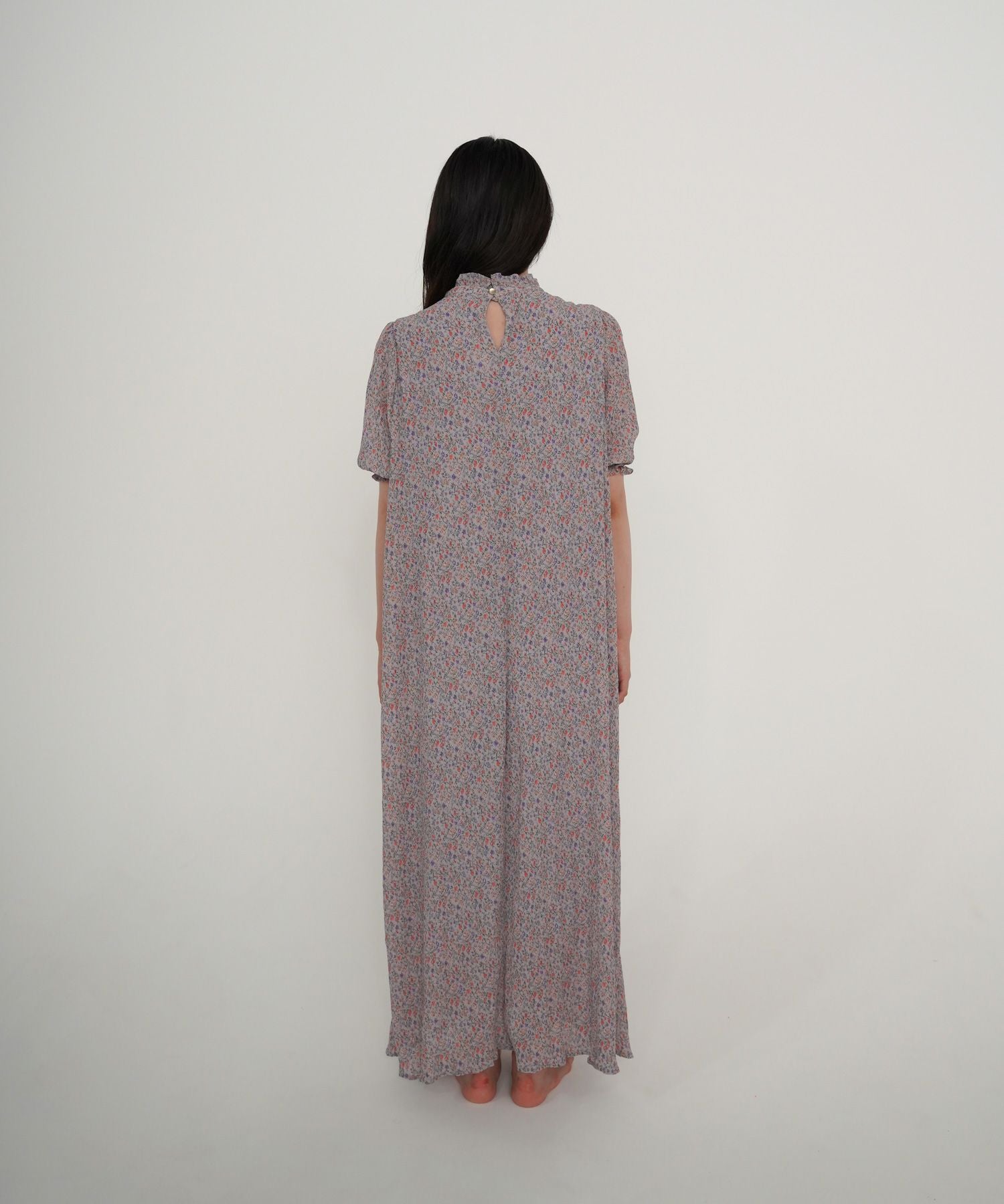 フラワープリント Aラインワンピース TINA：JOJUN 全2色｜tnj311-0439