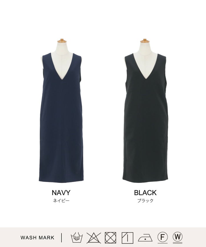 手洗い可/ワンピース/ジャンスカ/Iライン/オールシーズン/S/M