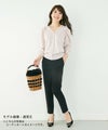 選べる丈/ショート丈/小柄さん/ボトムス/ウエストゴム/美脚パンツ/美ライン/S/M