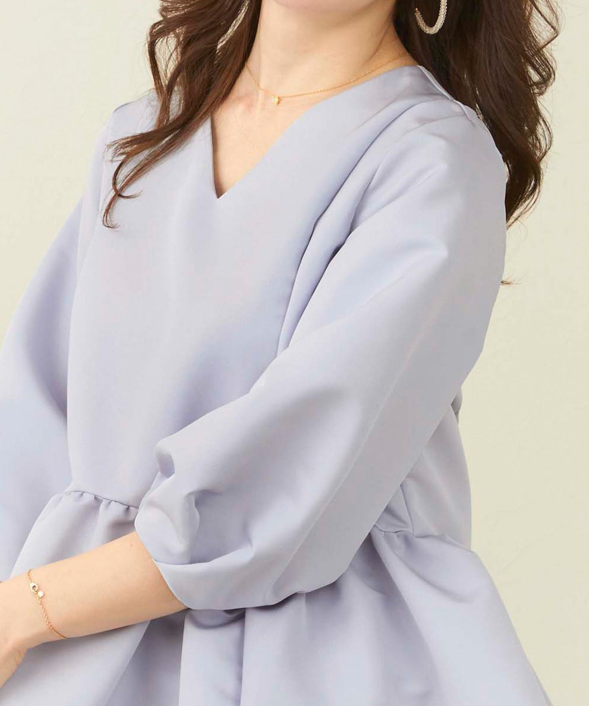 手洗い可新色追加日本製ペプラム無地ドット柄フレアタック春秋大人カジュアルきれいめジョイントスペース