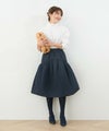 切り替えスカート/フレア/ふんわり/S/M/秋/冬/大人カジュアル