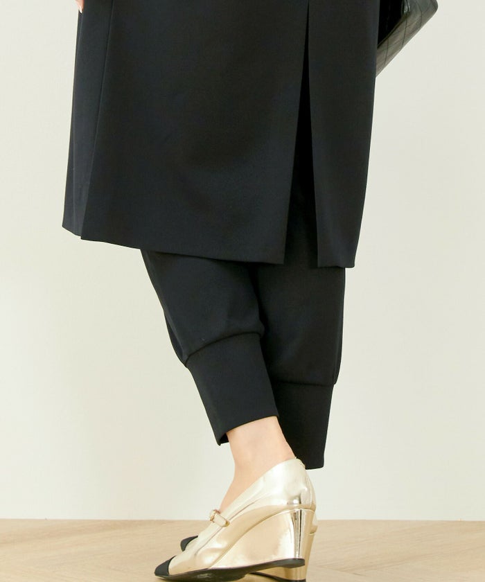 手洗い可/セットアップ対応/ベスト/ノーカラー/スリット/ボタンレス/シンプル