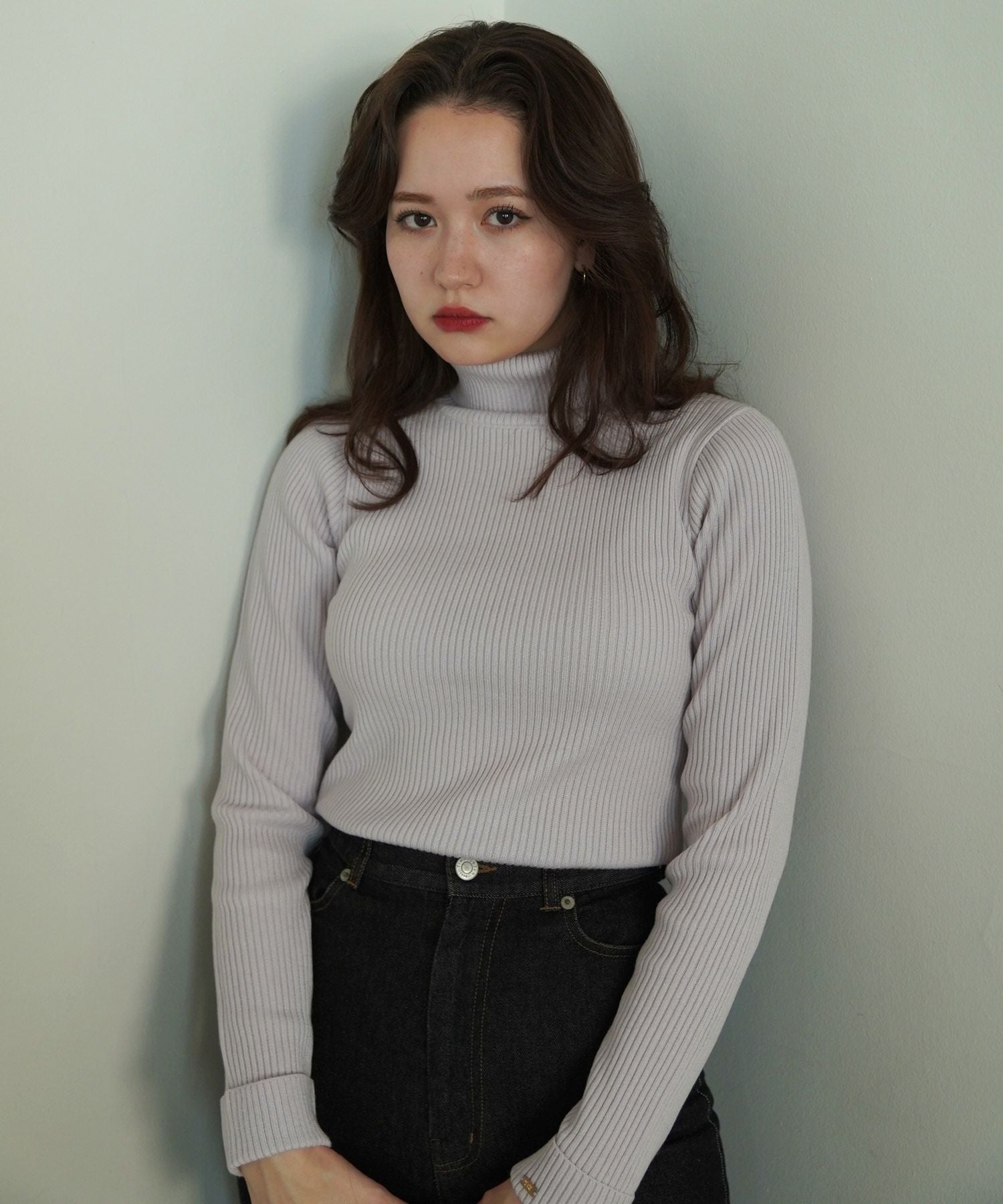 限定Price！SALE アンチピリング リブタートルニット TINA：JOJUN 全11