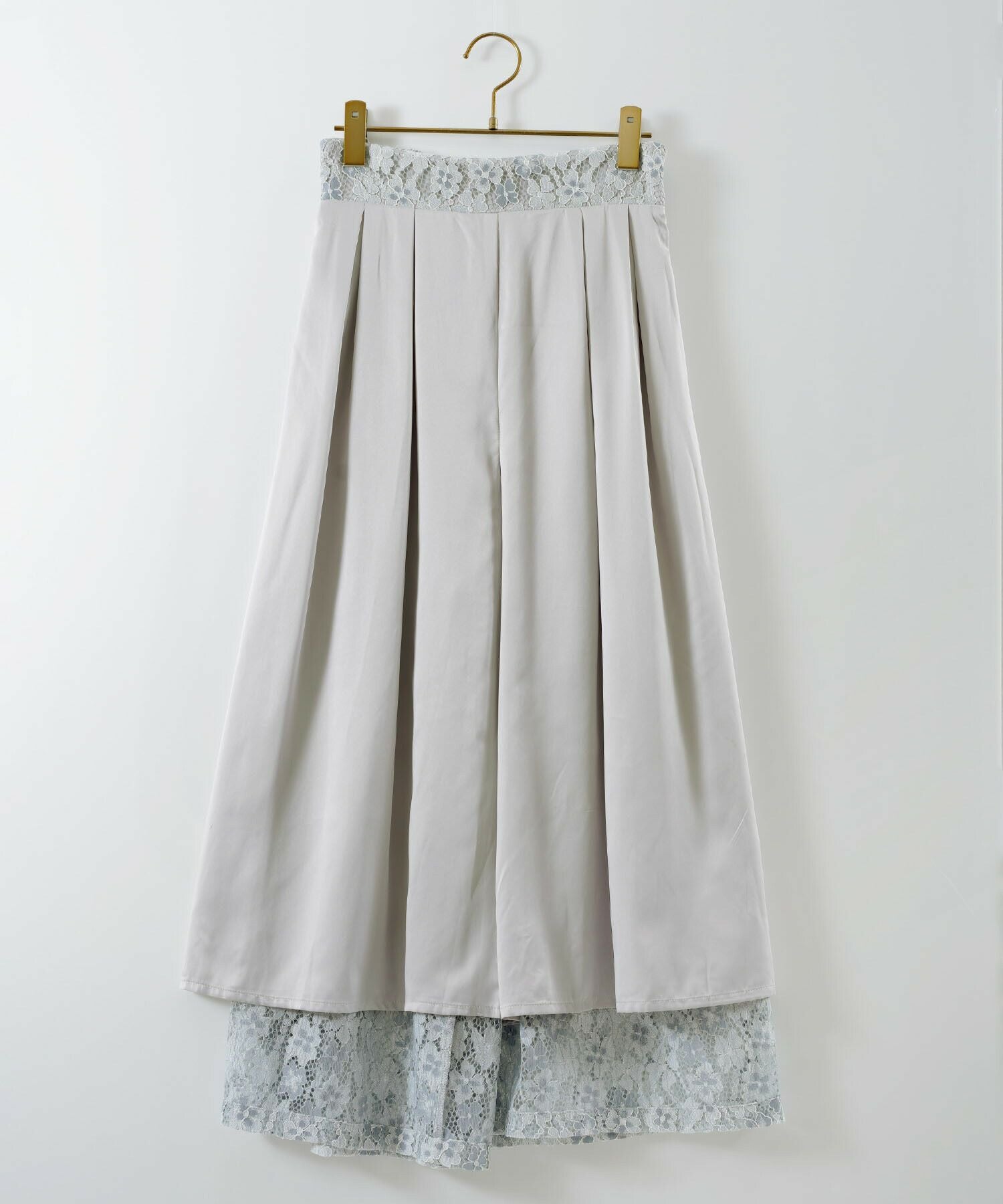 花柄モチーフ レース ワイドパンツ le reve vaniller 全3色 ｜lvn712