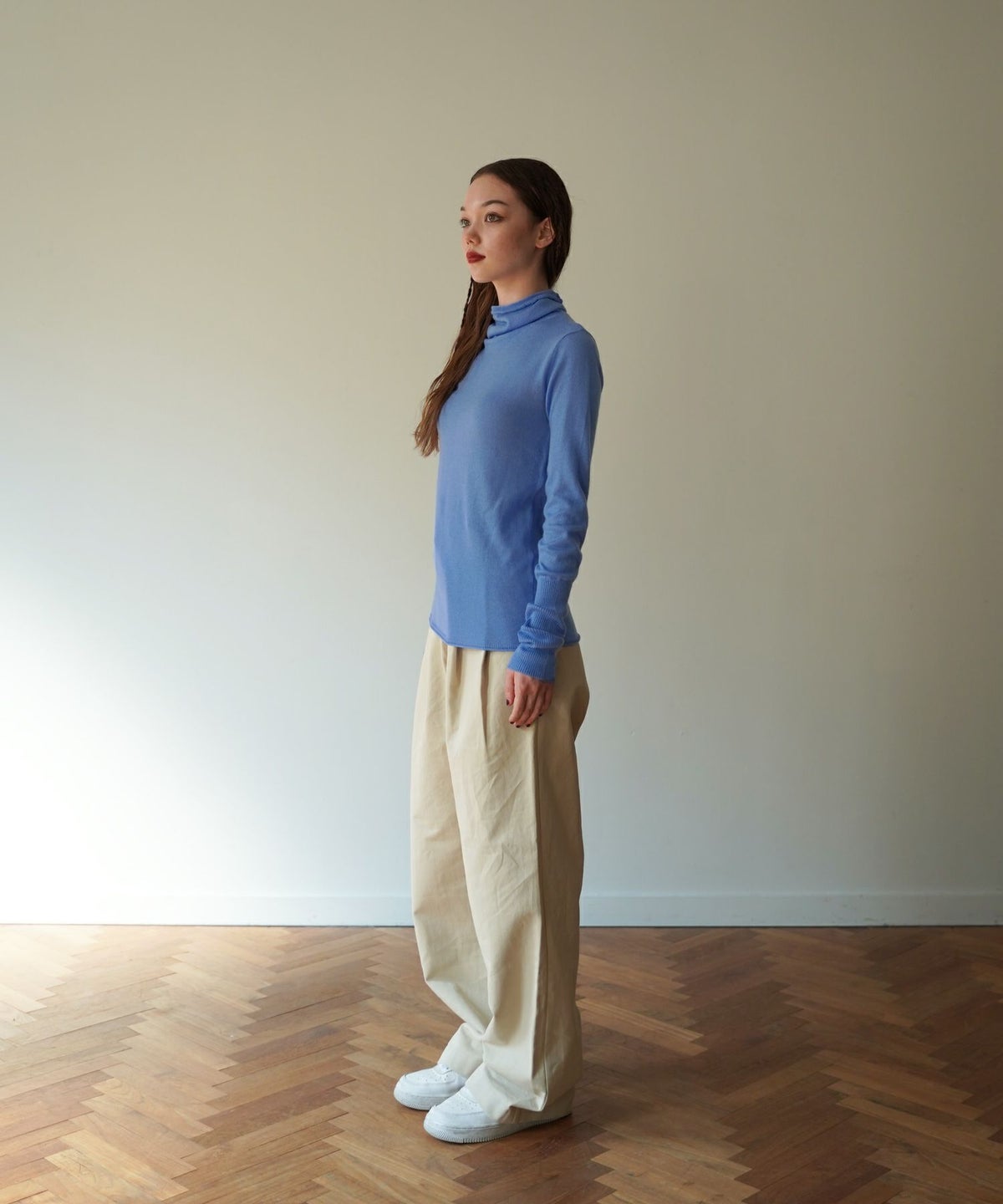 トップス/タートル/シアータートル/秋冬/アイボリー/ブルー/ネイビー/オレンジ