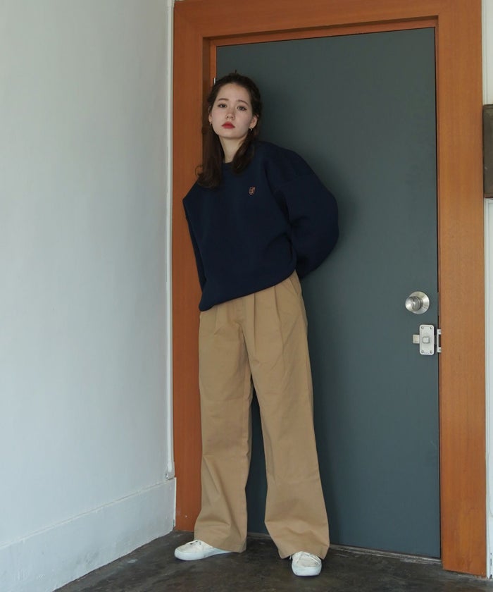 ボトムス/パンツ/チノパン/ブラック/ライトブラウン/グレージュ