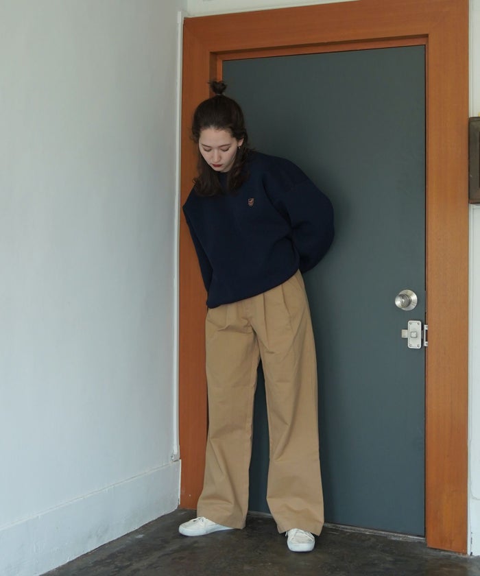 ボトムス/パンツ/チノパン/ブラック/ライトブラウン/グレージュ