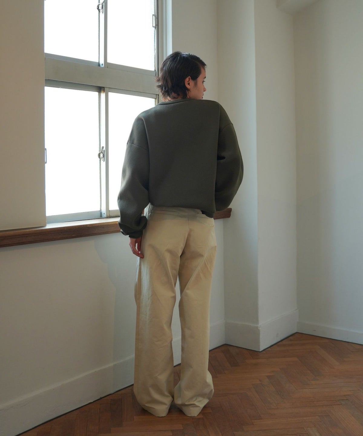 ボトムス/パンツ/チノパン/ブラック/ライトブラウン/グレージュ