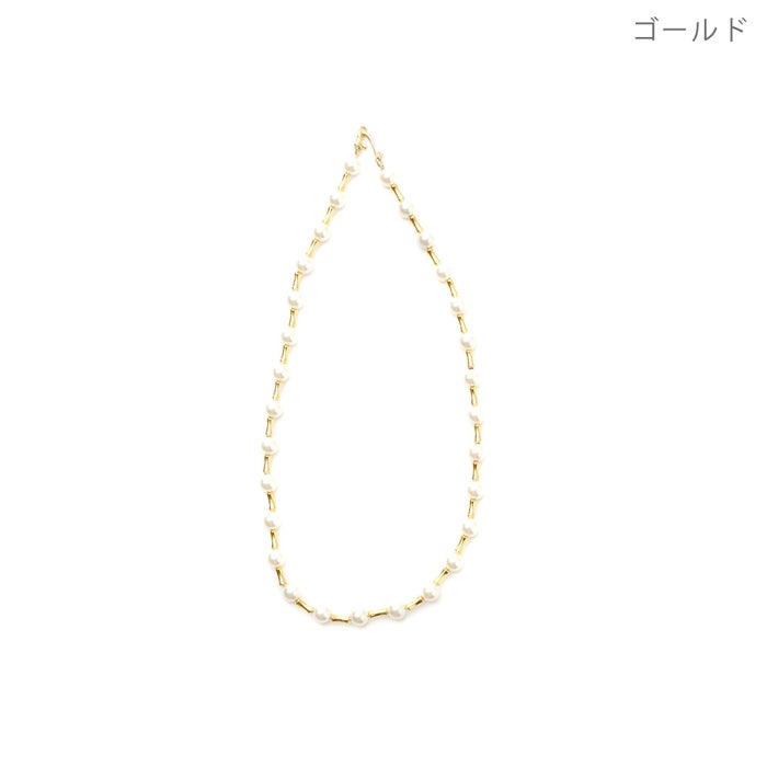 シンプル ボール ネックレス Simple Ball Necklace シルバー ゴールド パール 真鍮 シンプルネックレス 重ね付け シンプル ボール ネックレス Simple Ball Necklace （Liala）