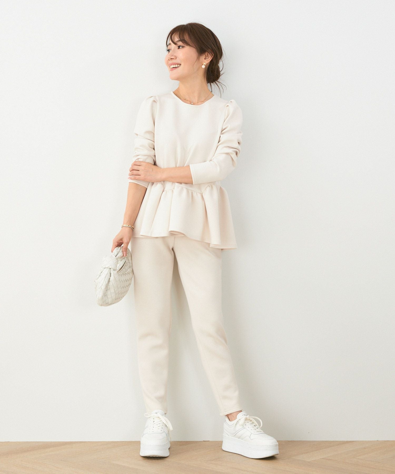 限定値下げ Liala×PG ダンボールニット ペプラム プルオーバー 口コミ・レビュー - ペプラム ダンボールニット プルオーバー Liala×PG