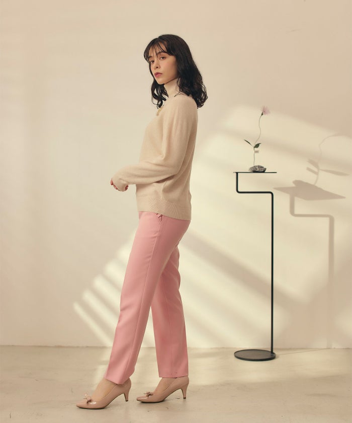 白/紫/黒/オフホワイト/タートル/ウール/トップス/長袖/冬/ホールガーメント®