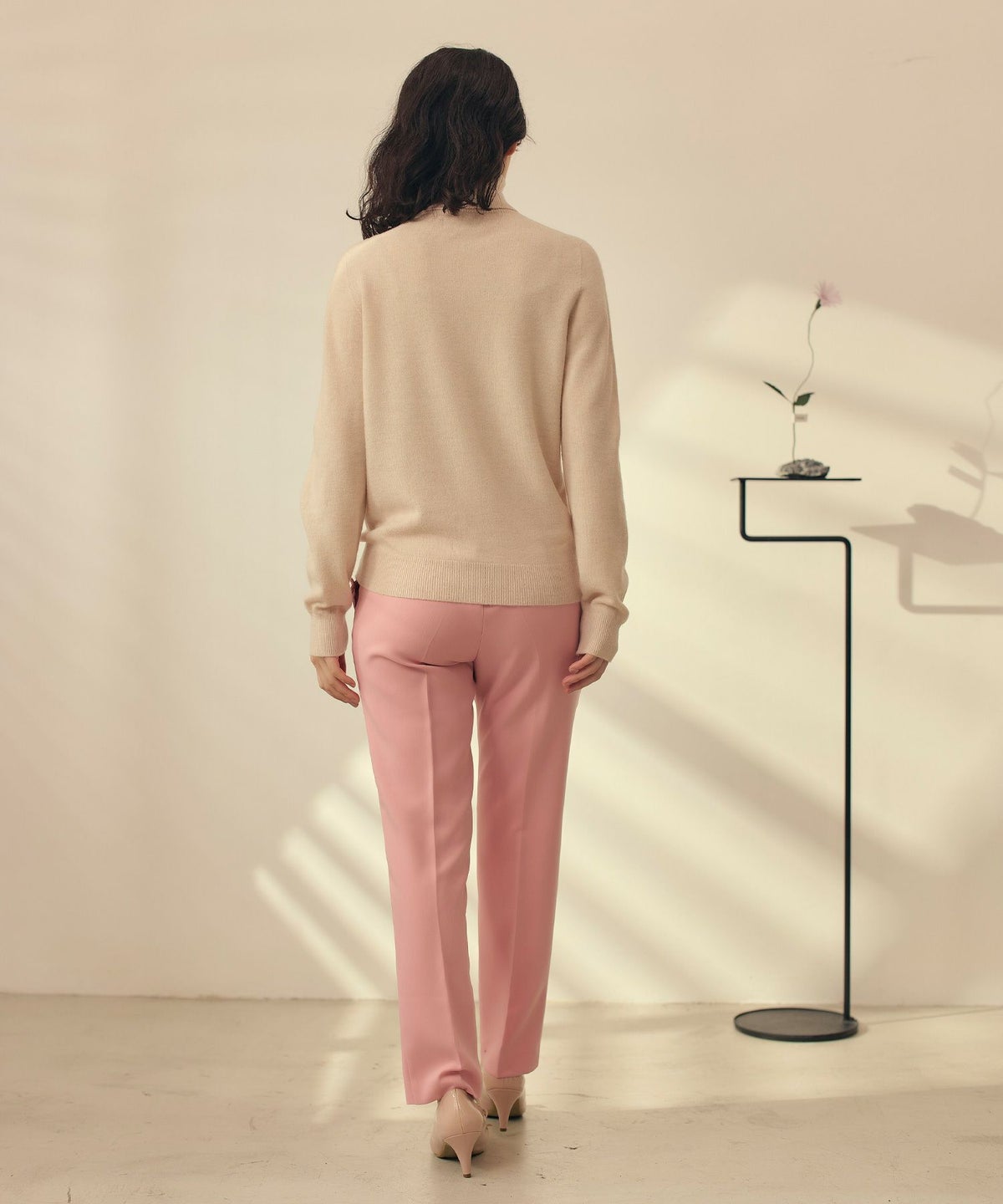 白/紫/黒/オフホワイト/タートル/ウール/トップス/長袖/冬/ホールガーメント®