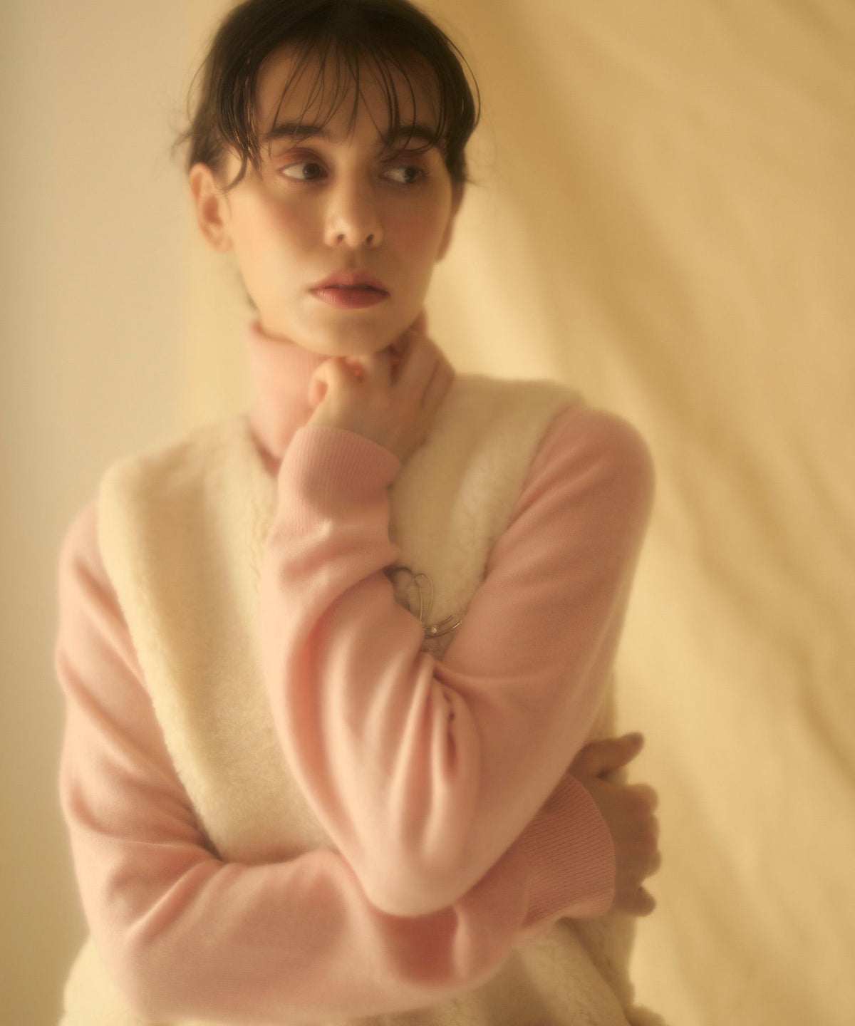 白/紫/黒/オフホワイト/タートル/ウール/トップス/長袖/冬/ホールガーメント®