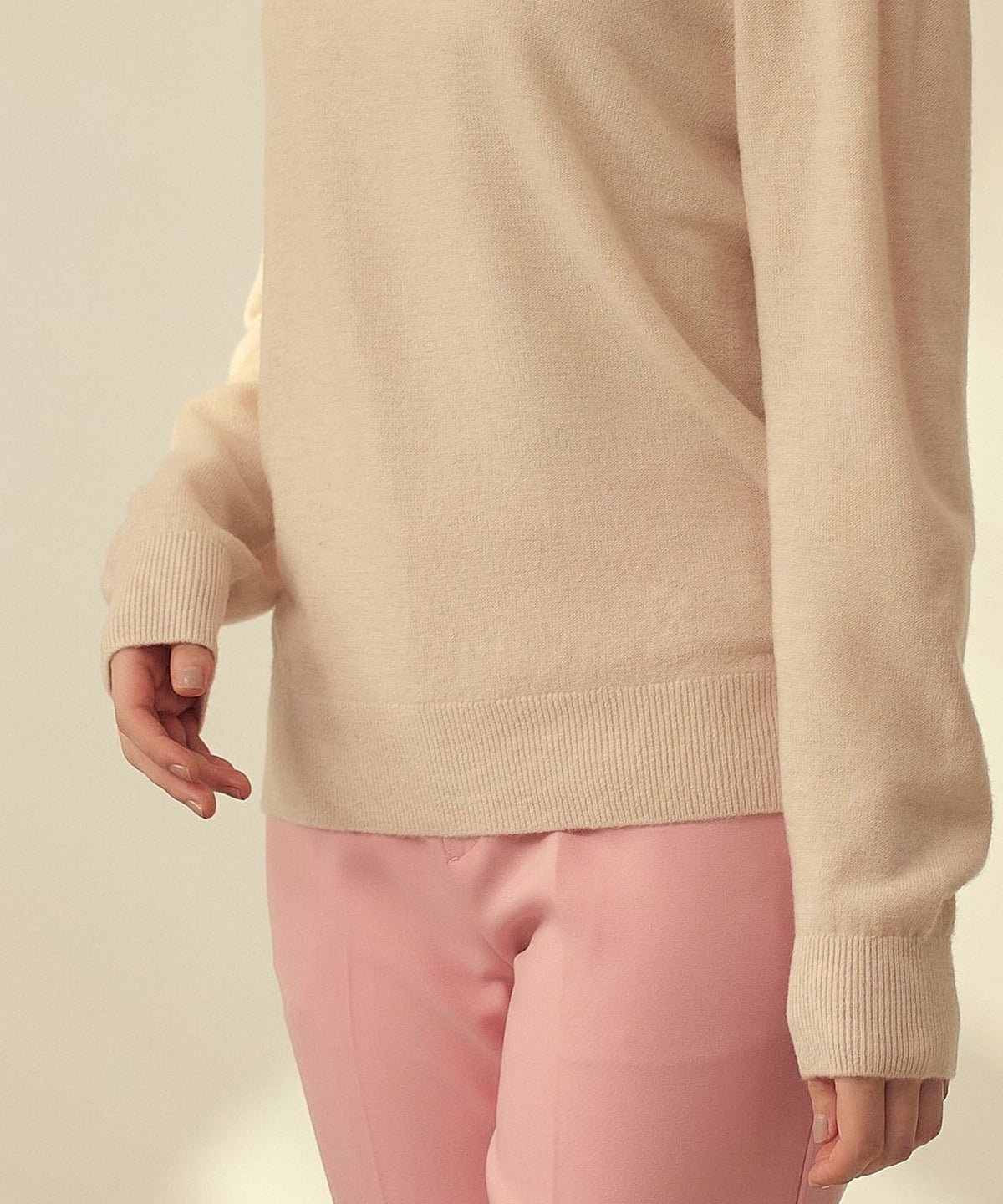 白/紫/黒/オフホワイト/タートル/ウール/トップス/長袖/冬/ホールガーメント®