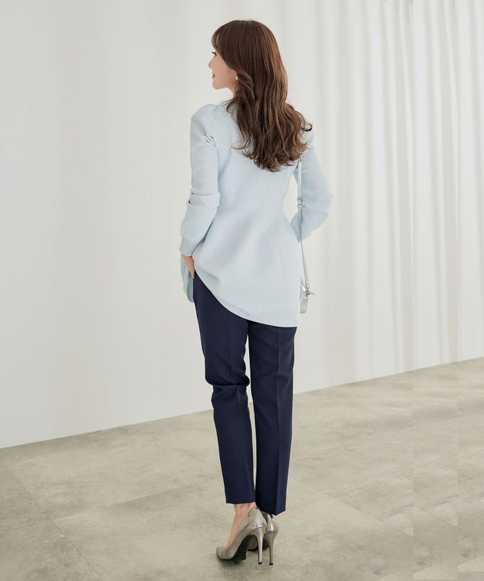 新色追加/選べる丈/通常丈/小柄さん/ボトムス/ウエストゴム/美脚パンツ/美ライン/XS/S/M/L