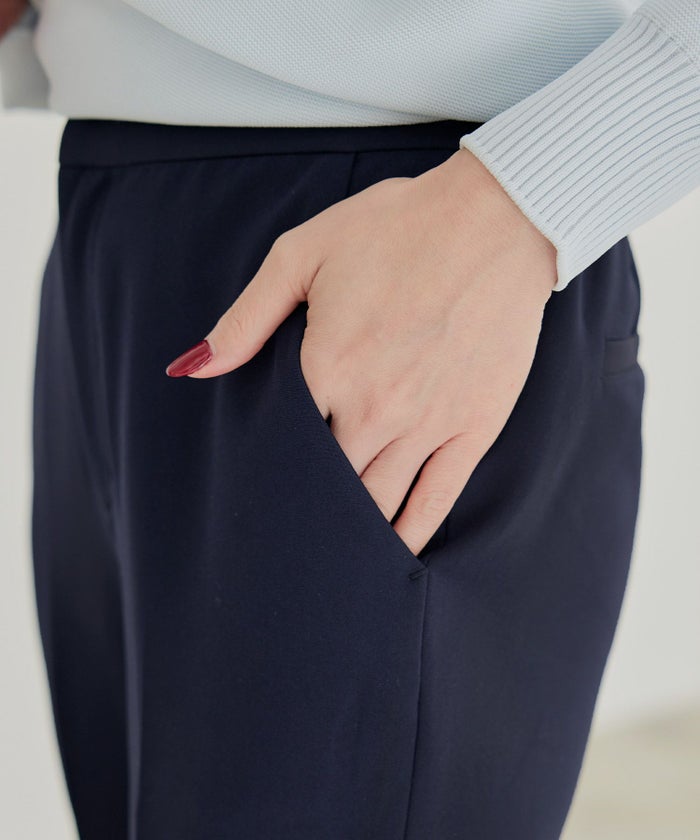 新色追加/選べる丈/通常丈/小柄さん/ボトムス/ウエストゴム/美脚パンツ/美ライン/XS/S/M/L