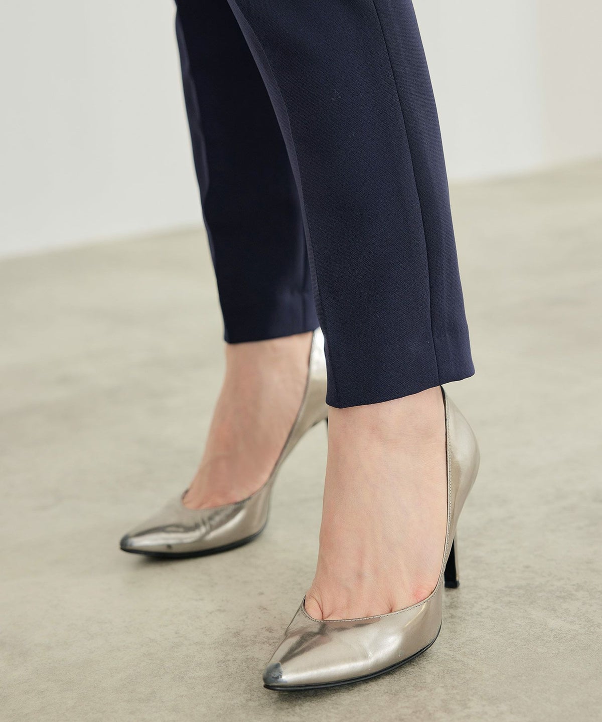 新色追加/選べる丈/通常丈/小柄さん/ボトムス/ウエストゴム/美脚パンツ/美ライン/XS/S/M/L