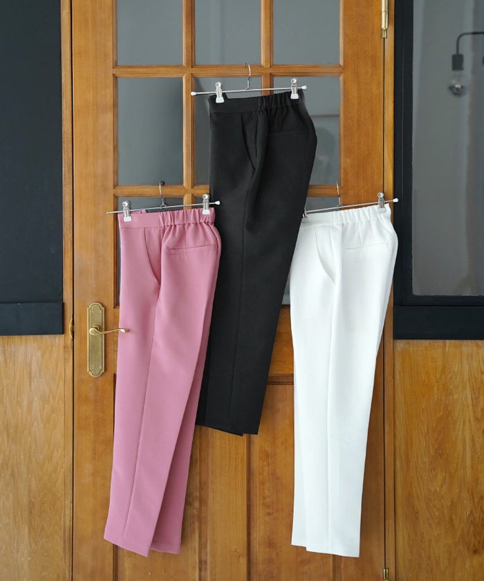 選べる丈/通常丈/小柄さん/ボトムス/ウエストゴム/美脚パンツ/美ライン/XS/S/M/L