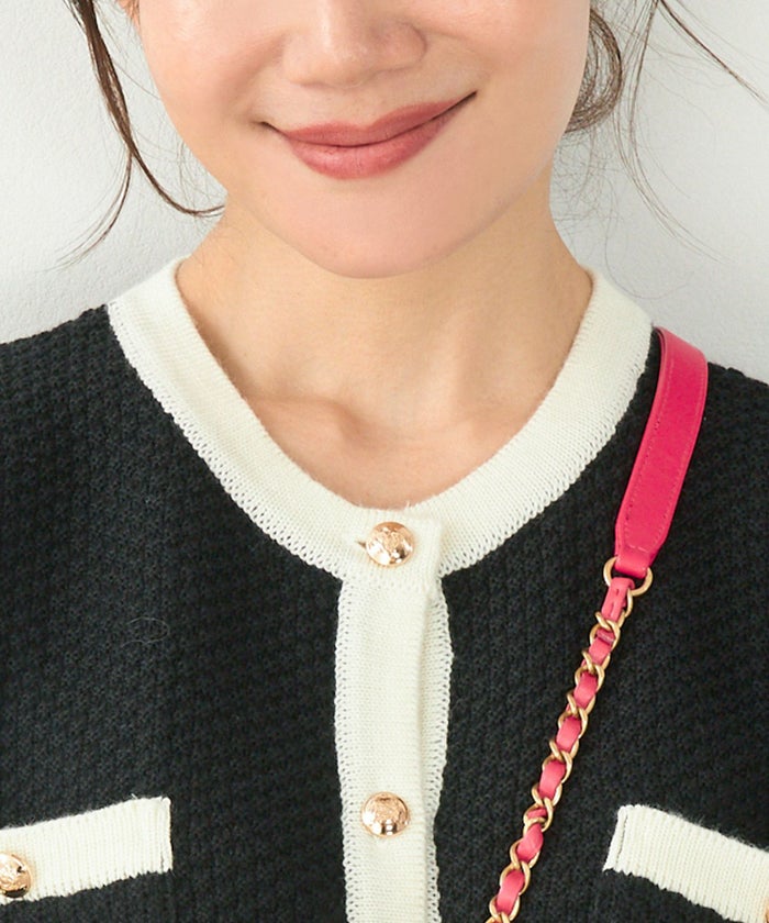 日本製/長袖/かのこ/金ボタン/ポケット/羽織り/ジャケットライク