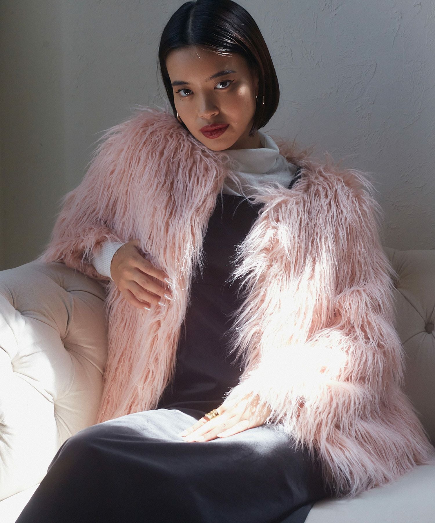 フェイクファー ジャケット TINA：JOJUN 全2色｜tnj112-0500【1