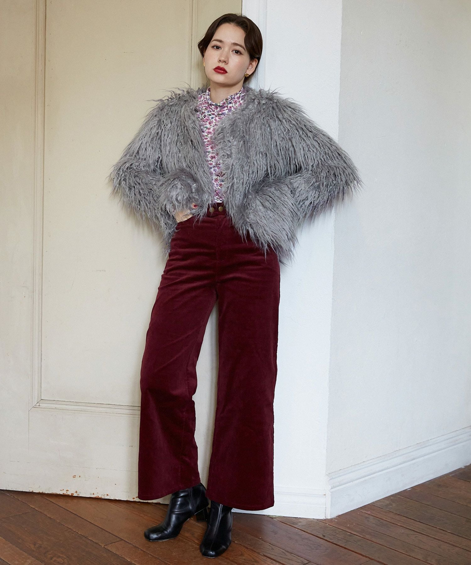 フェイクファー ジャケット TINA：JOJUN 全2色｜tnj112-0500【1