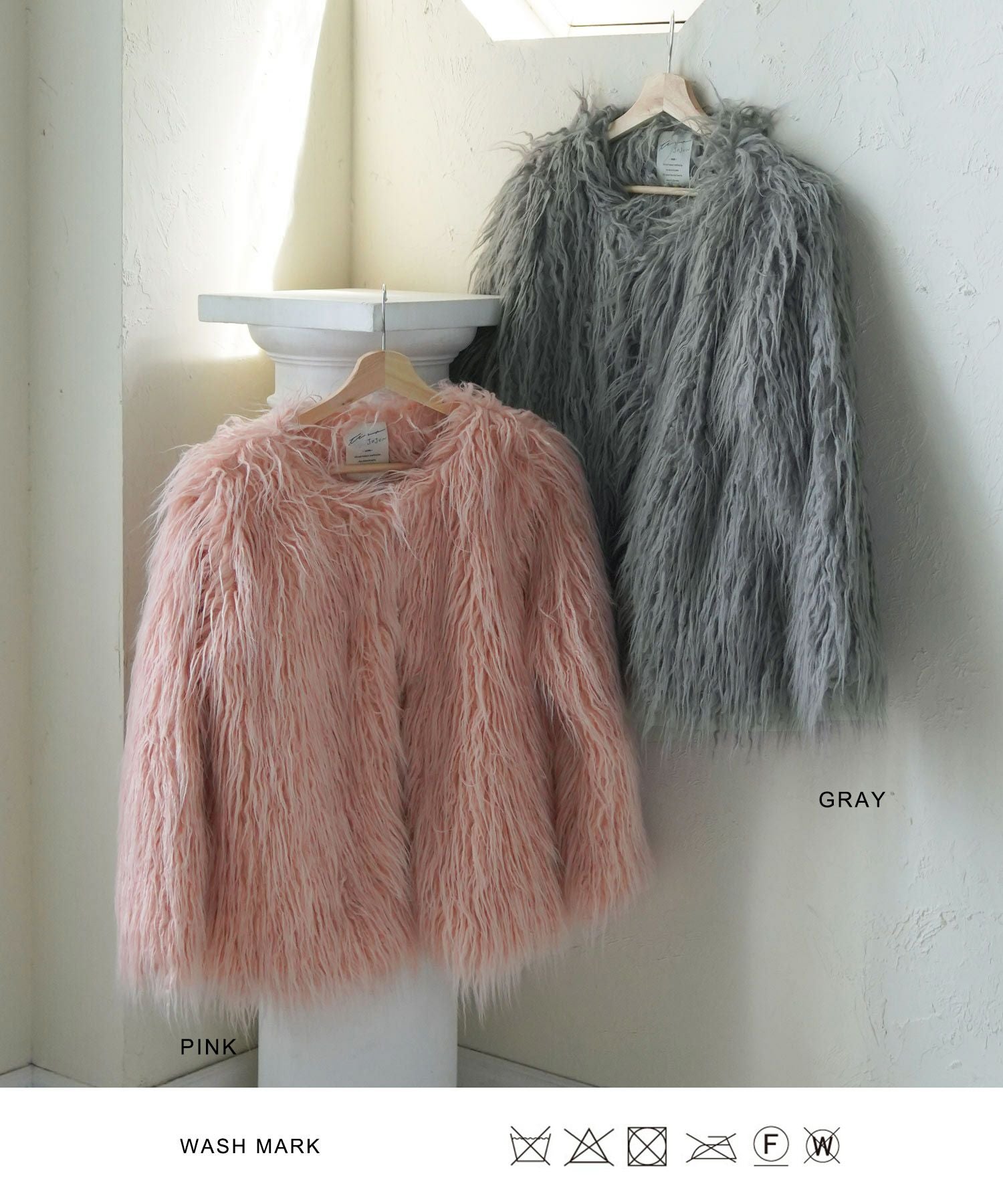 フェイクファー ジャケット TINA：JOJUN 全2色｜tnj112-0500【1