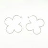 スタッズ クローバー フープ ピアス イヤリング Studs Clover Hoop Pierce Earring