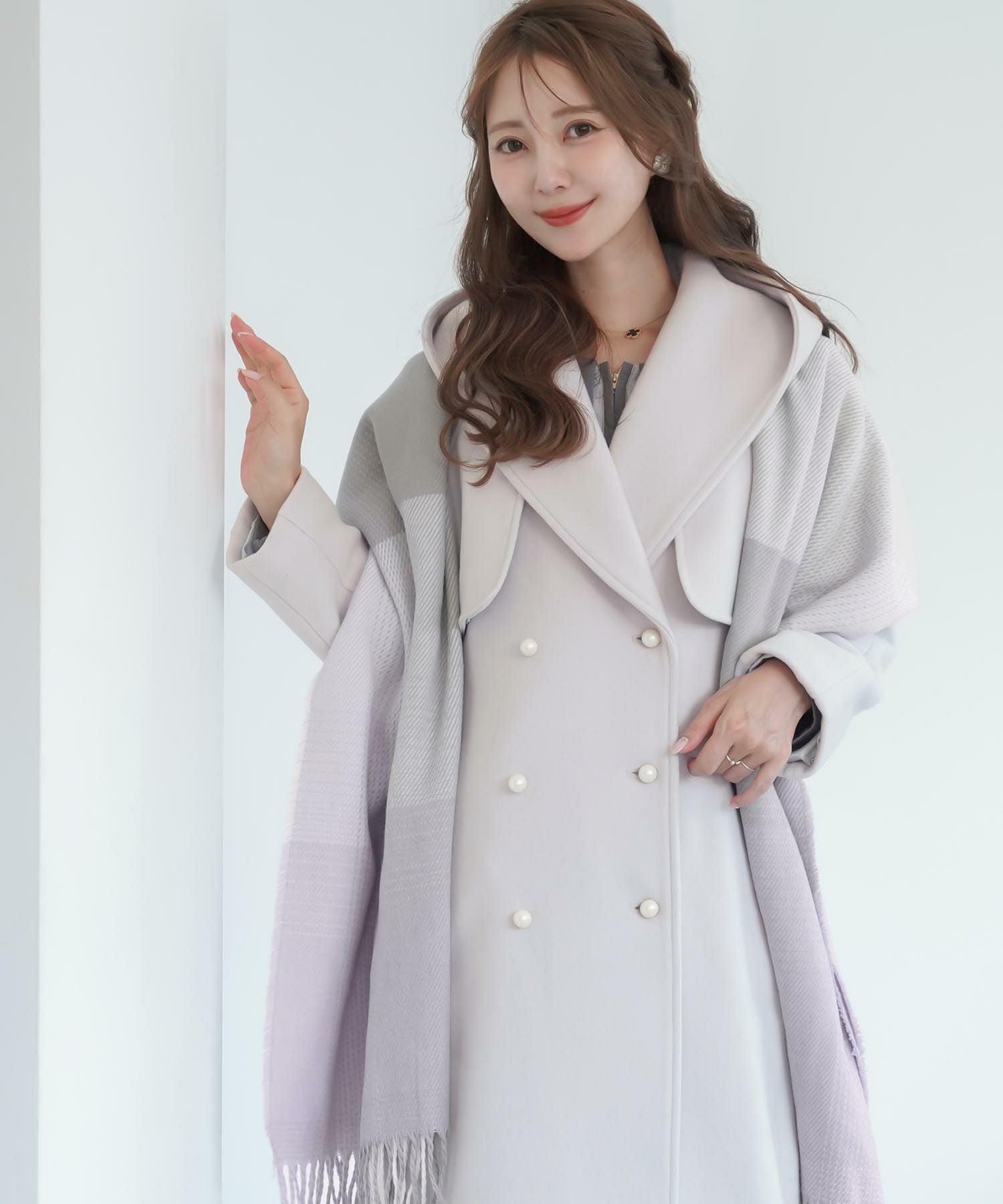 OUTLET-SALE vaniller オリジナルロゴ入り グラデーション チェック