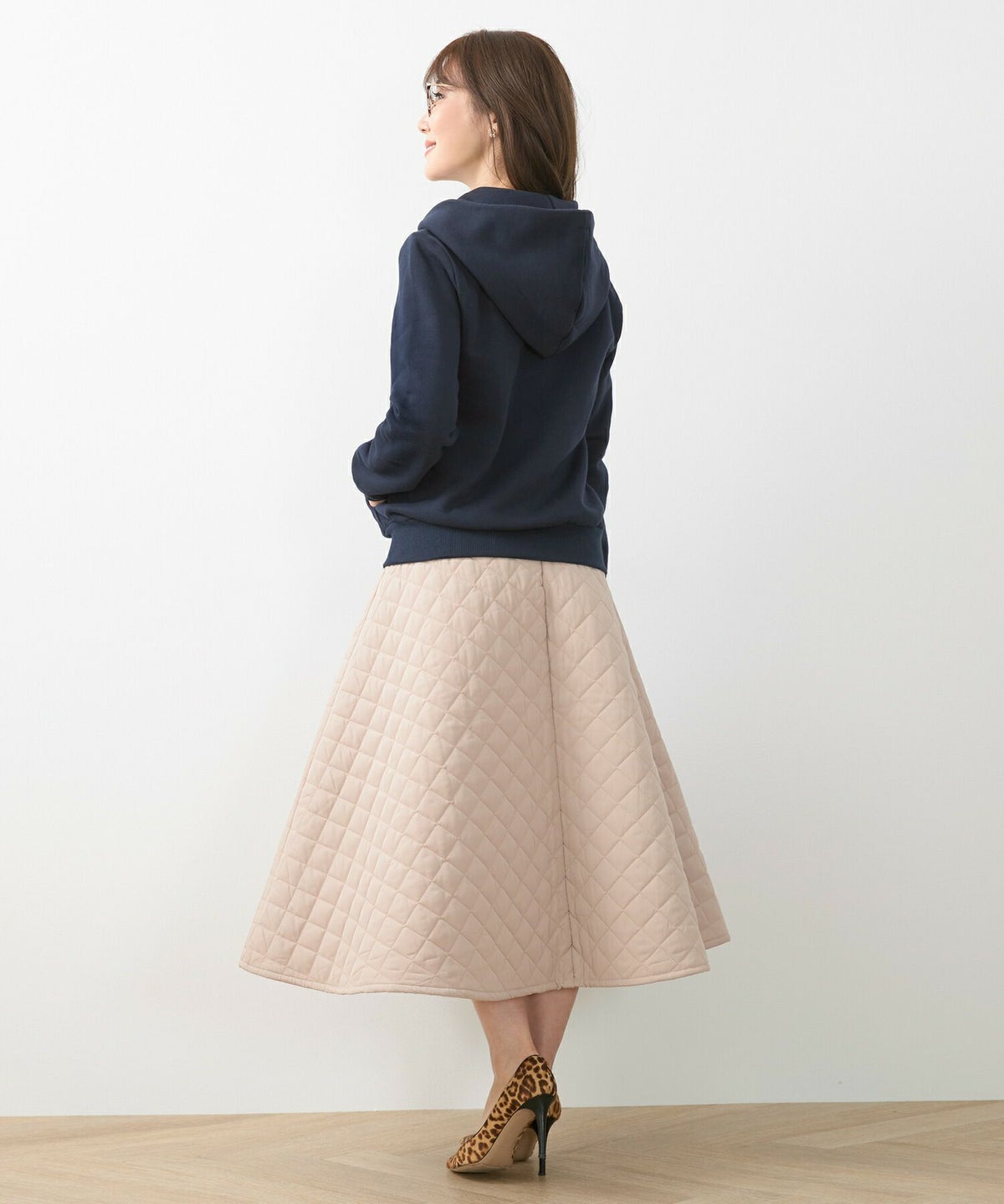 日本製/手洗い可/長袖/グログランリボン/ダブルファスナー/フード