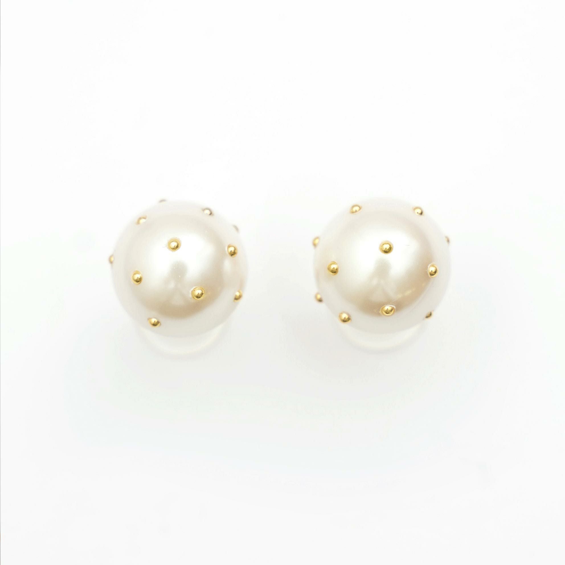 ドット パール ピアス イヤリング Dot Pearl Pierce Earring （Liala