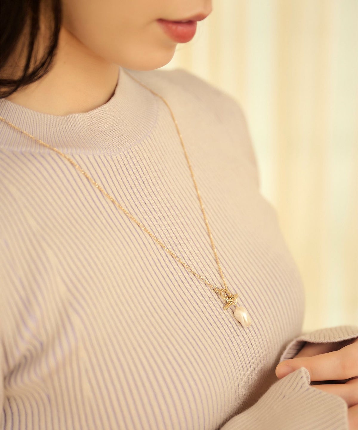 レディース/小物/アクセサリー/ネックレス/マンセル/ゴールド/上品/エレガント