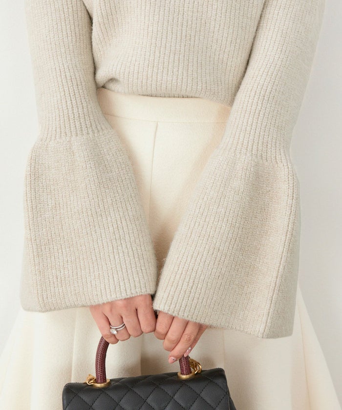 手洗い可/プルオーバー/ミドルゲージ/ラグラン/シンプル/ラウンドネック/大人可愛い