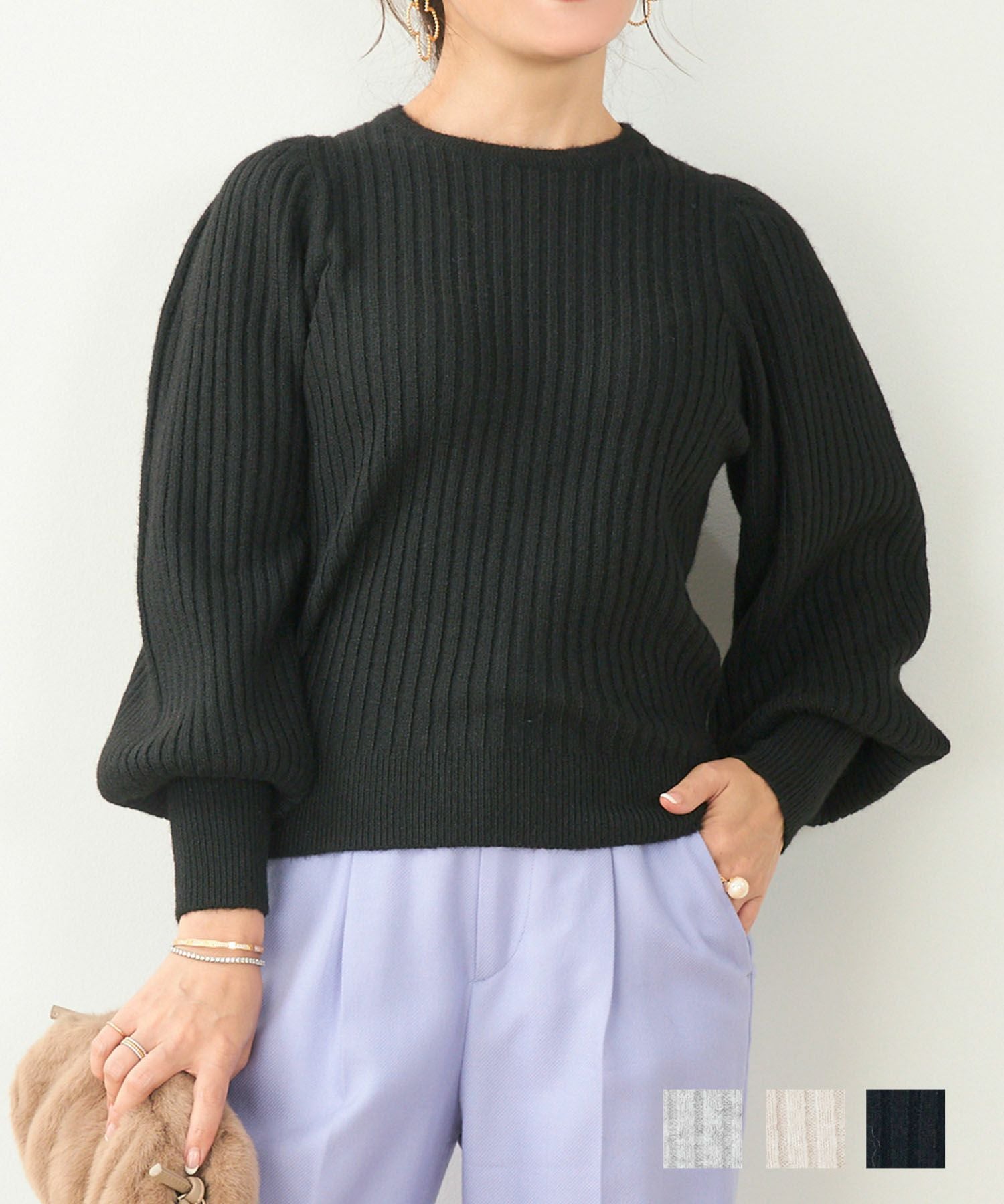 JANE SMITH パフスリーブニット 一部店舗限定】JANE SMITH/ジェーンスミス BUTTON TANK TOP タンク