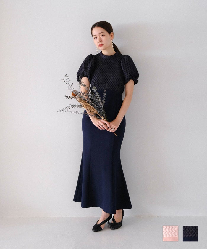 ドッキング マーメイドドレス, ワンピース, TINA：JOJUN, 20代、学生, お呼ばれ、結婚式、2次会、オケージョン ドッキング マーメイドドレス TINA：JOJUN