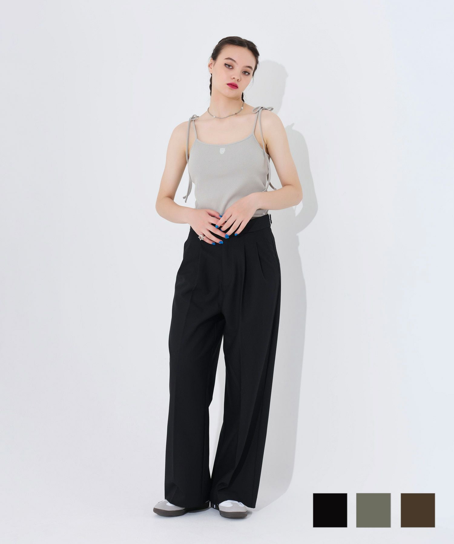 High&Lowウエスト パンツ TINA：JOJUN 全3色｜tnj712-0536【5