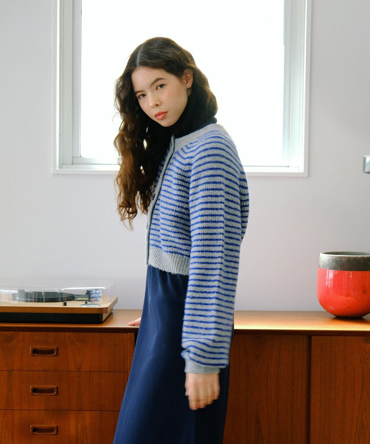 トップス/カーディガン/モヘアライク