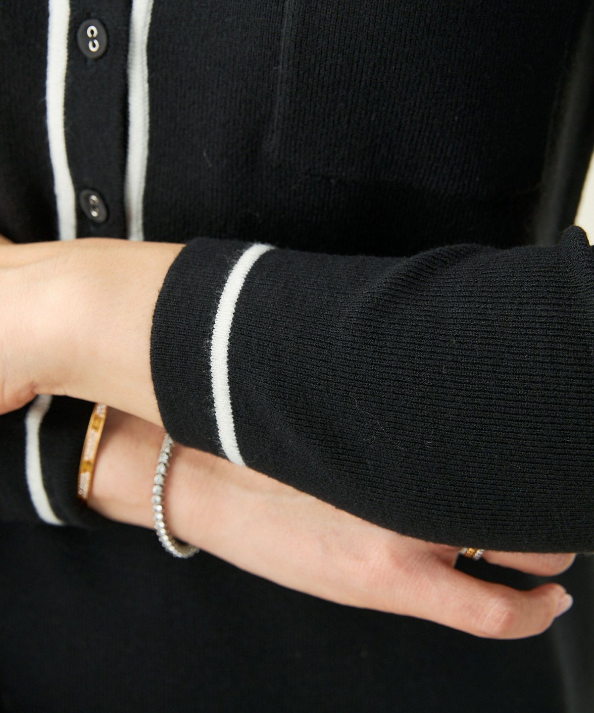 手洗い可/長袖/釦/Iライン/上品/きれいめ/スリット/ポケット