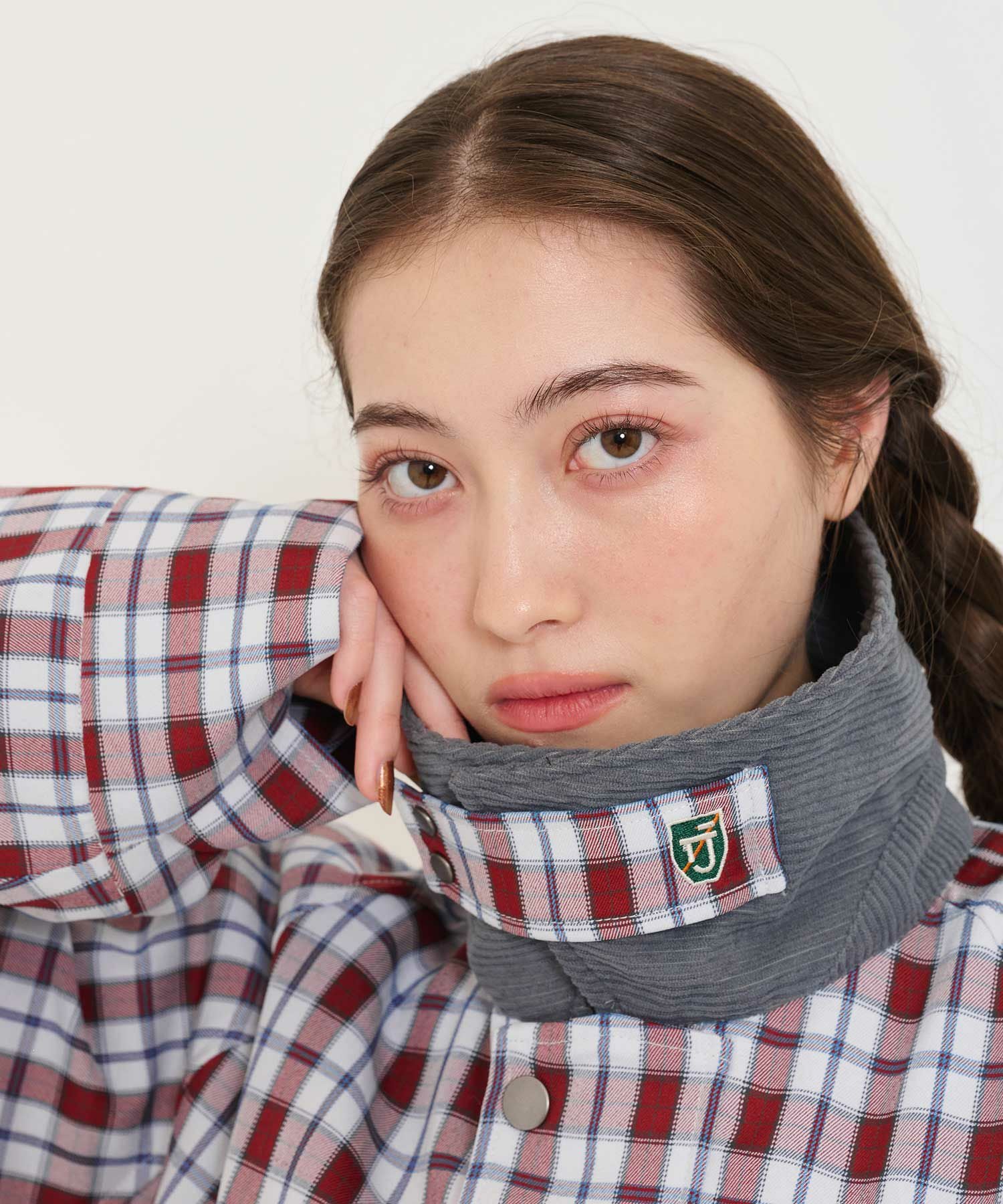 チェック柄 ハンティングジャケット TINA：JOJUN 全2色｜tnj211-0550