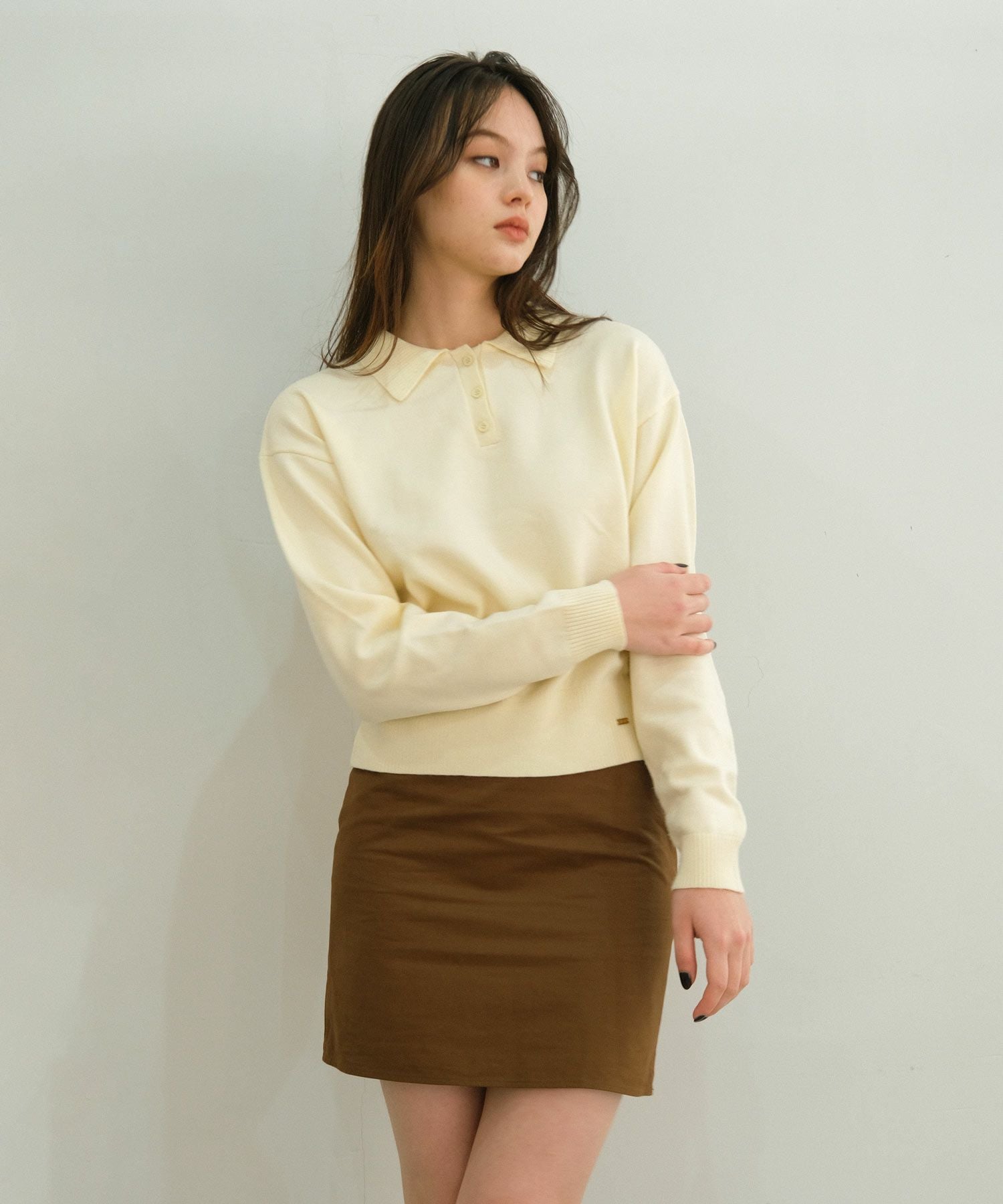 ドッキング ミニスカート TINA：JOJUN 全2色｜tnj611-0555【1】 - ミニ