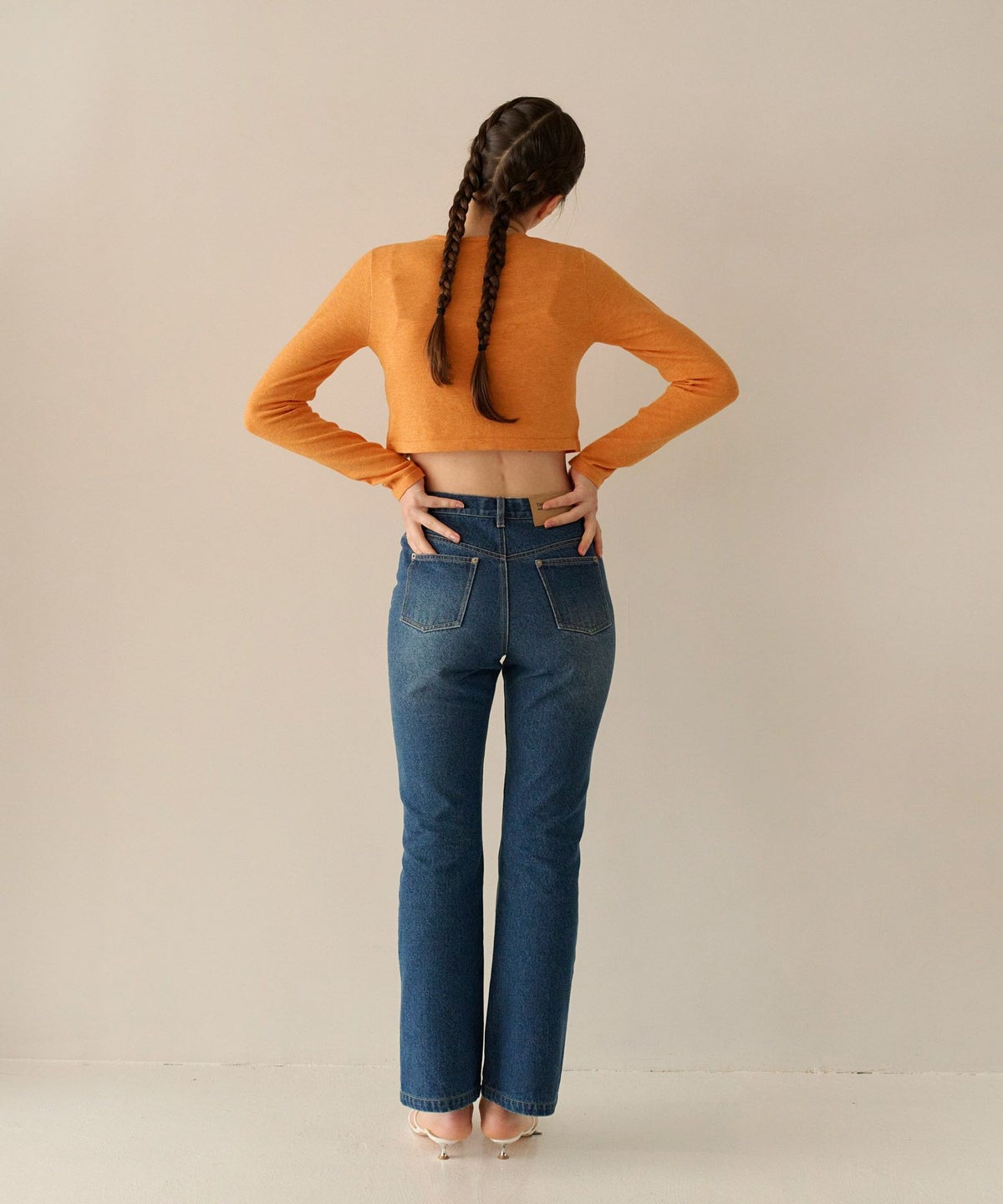 トップス/カーディガン/カラフル/バタフライボタン