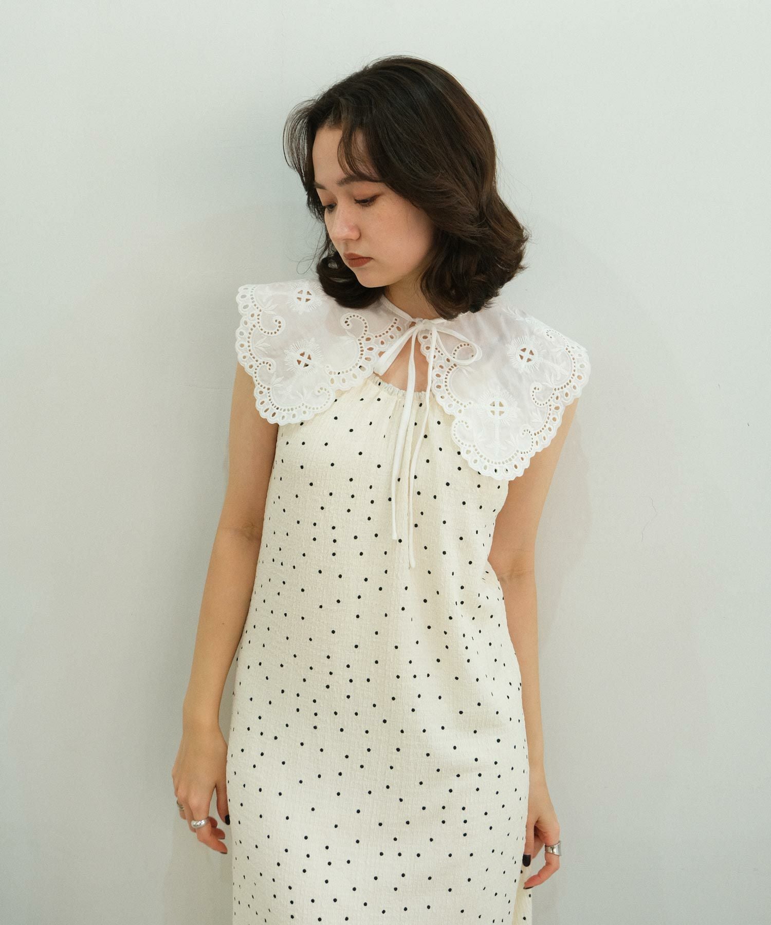 TINA:JOJUN ドット柄 ミニワンピース ドット柄 ミニ丈 ジャンスカ | eri | TINA：JOJUN | タカシマヤゲート