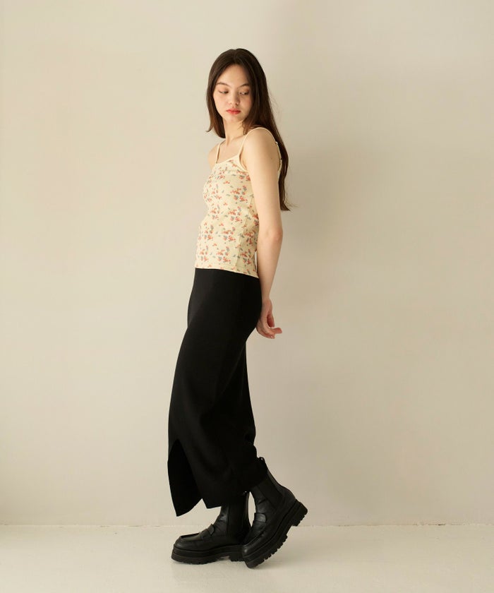 キャミソール/トップス/フルーツ柄/チェリー/ブルーベリー/フルーツミックス