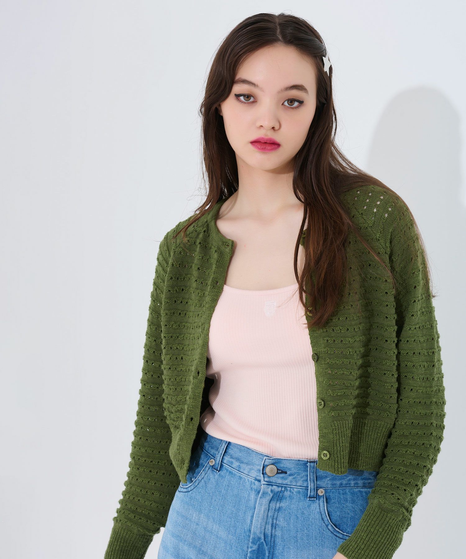 Drawer コットンスナップカーディガン fjura Tシャツ 2点ご購入 綿スラブ ラグランカーディガン TINA：JOJUN 全6色｜tnj411-0568【7