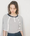 ボーダー/オーガニック/カーディガン/トップス