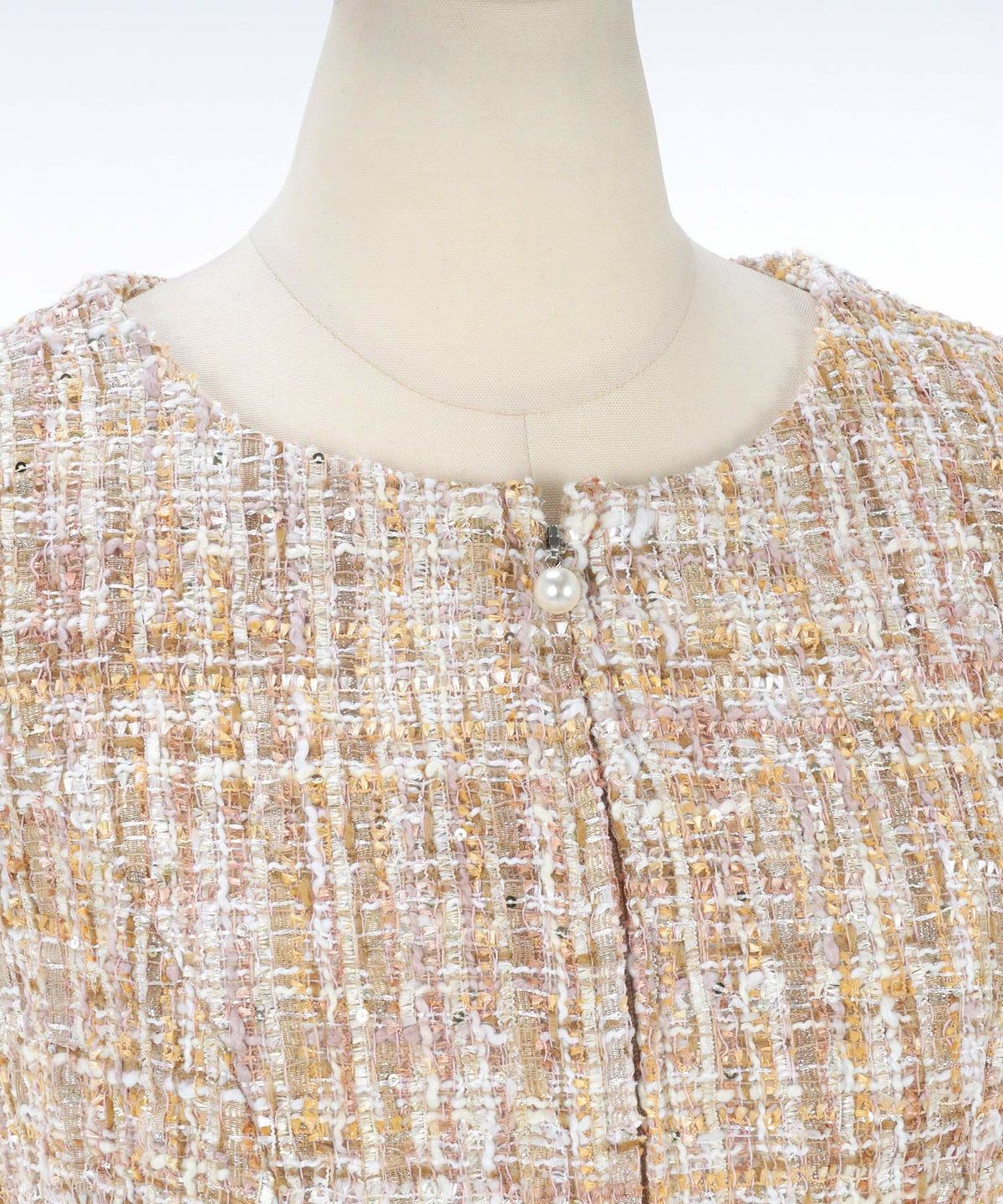 新色追加 ワンピース レディース ファッション ツイード かわいい 大人 フレア 膝丈 ドレス 卒園式 卒業式 人気 ジョイントスペース