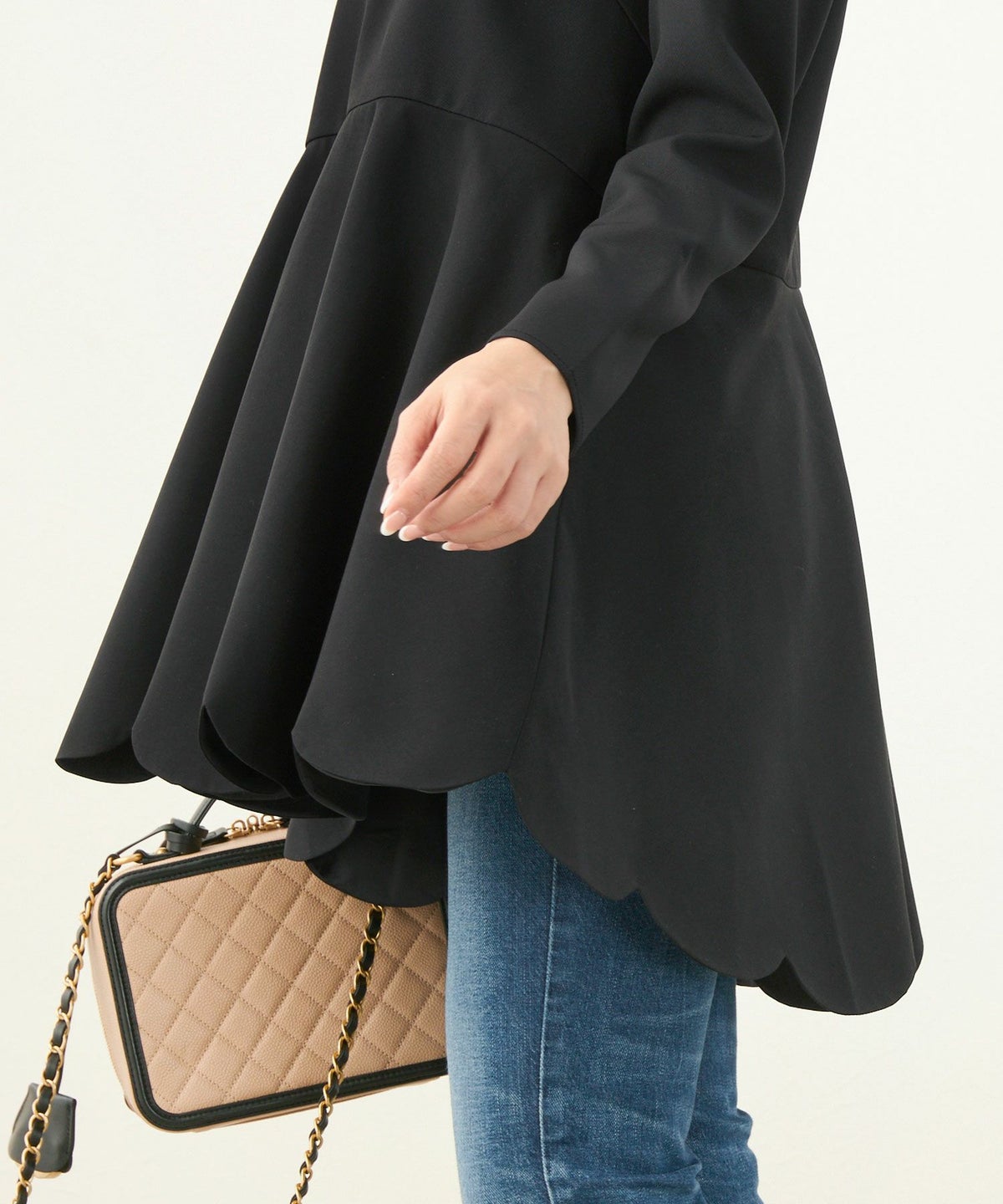 手洗い可/9分袖/体型カバー/オケージョン/上品/フェミニン/きれいめ/イレヘム