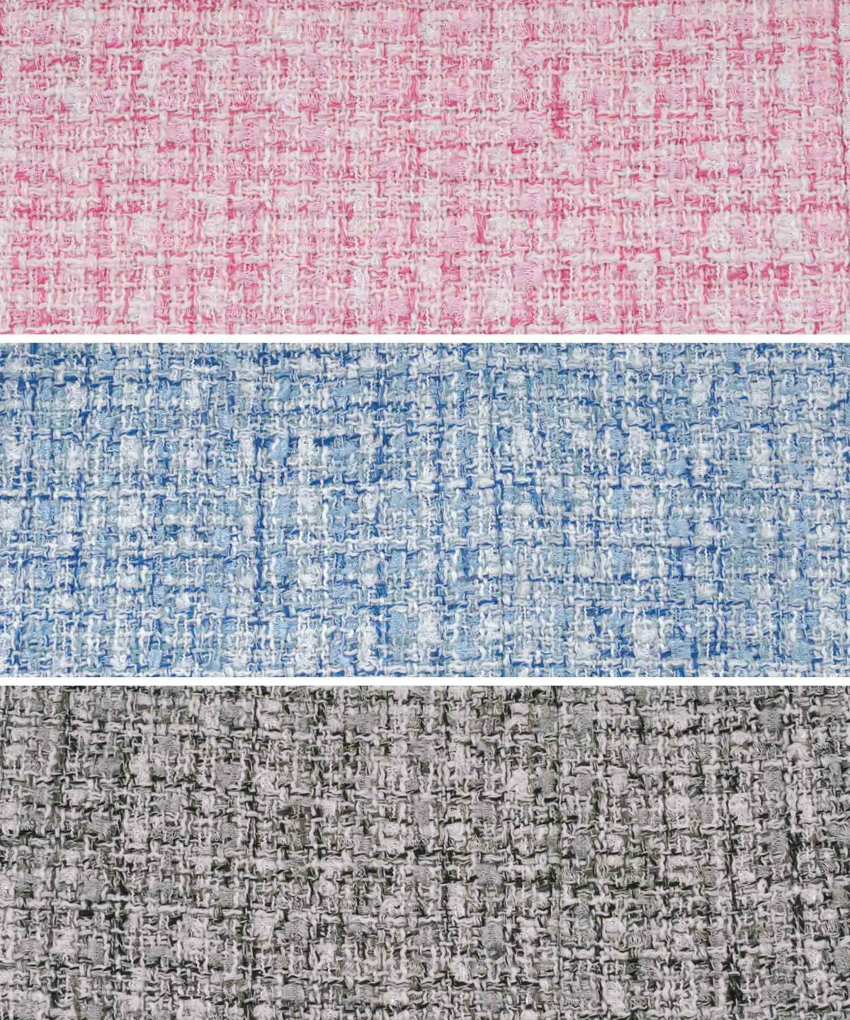 トップス/アウター/ツイード/コート/ロング/肩タック/ピンク/サックス/ブラック/黒/S/M/秋/冬/春可愛い/かわいい/華やか/大人/上品/